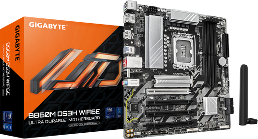 GIGABYTE B860M DS3H WIFI6E motherboard product view