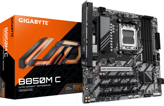 GIGABYTE B850M C motherboard product view
