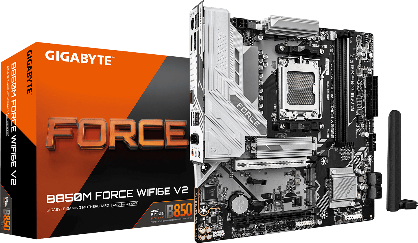 GIGABYTE B850M FORCE WIFI6E V2 motherboard product view