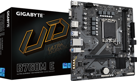 GIGABYTE B760M E motherboard product view