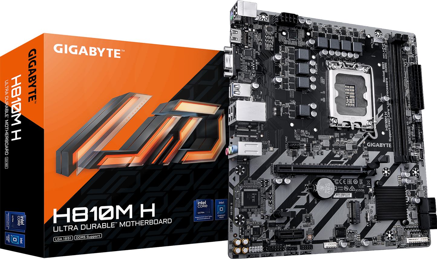 GIGABYTE H810M H motherboard product view