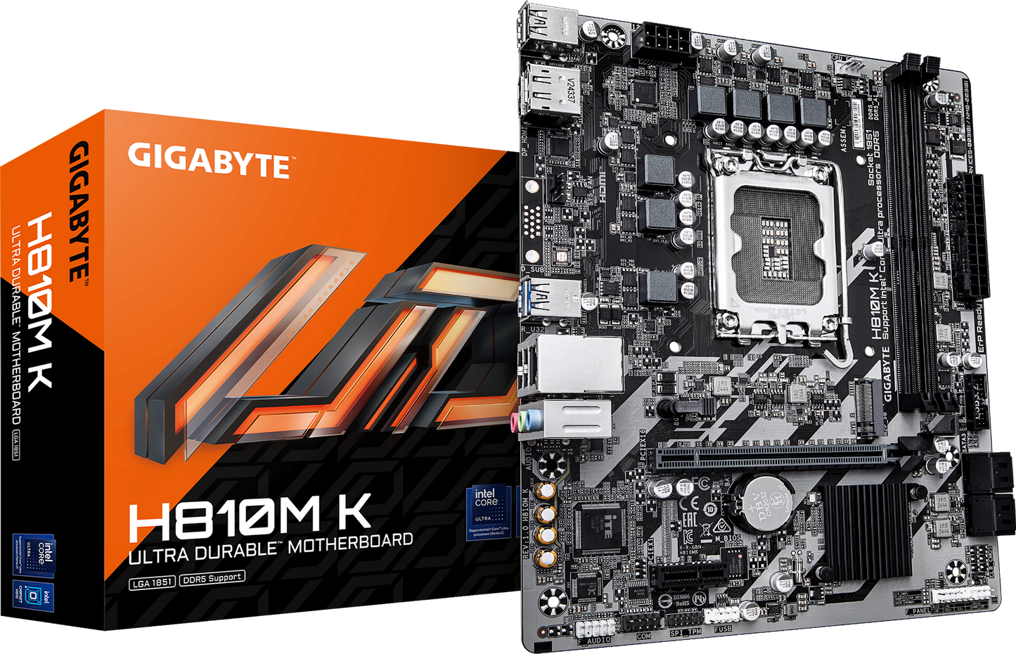 GIGABYTE H810M K motherboard product view
