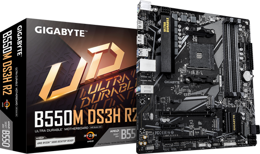 GIGABYTE B550M DS3H R2 motherboard product view