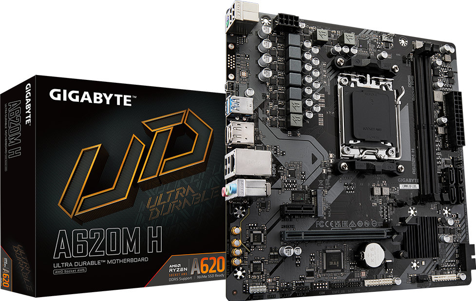 GIGABYTE A620M H motherboard product view