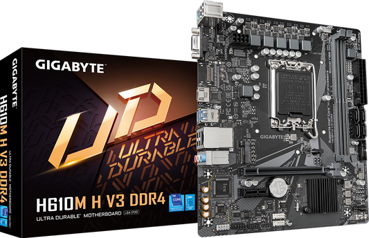 GIGABYTE H610M H V3 DDR4 motherboard product view