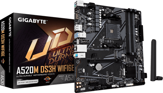 GIGABYTE A520M DS3H WIFI6E motherboard product view