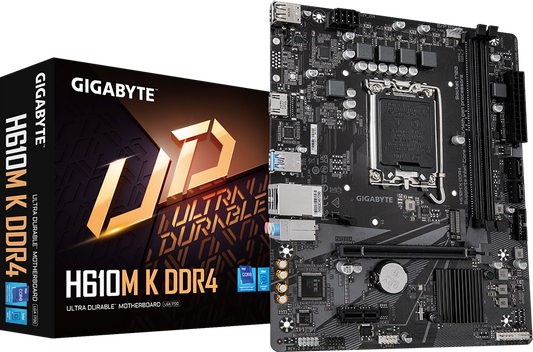 GIGABYTE H610M K DDR4 motherboard product view