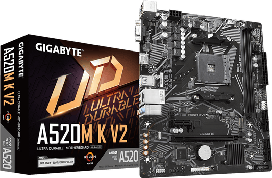 GIGABYTE A520M K V2 motherboard product view