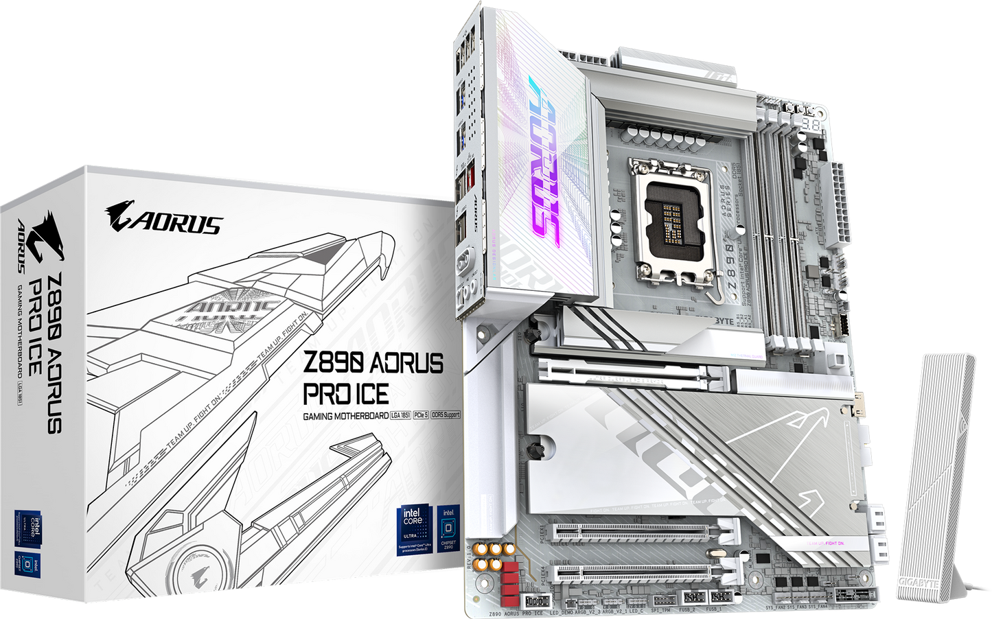AORUS Z890 PRO ICE motherboard product view