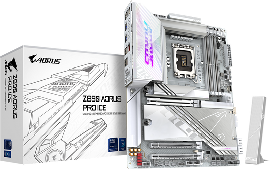 AORUS Z890 PRO ICE motherboard product view