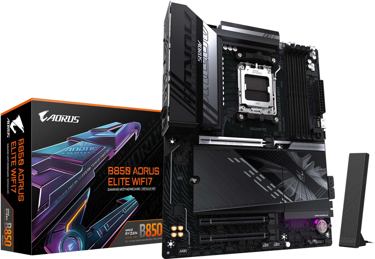 AORUS B850 ELITE WIFI7 motherboard product view