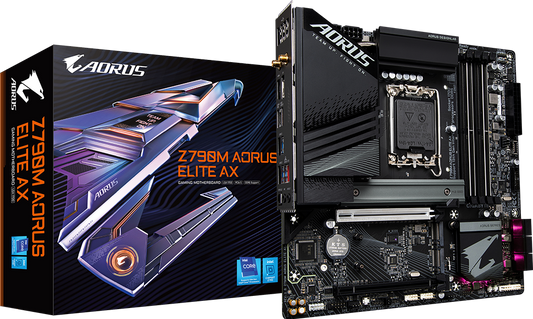 AORUS Z790M AORUS ELITE AX motherboard product view