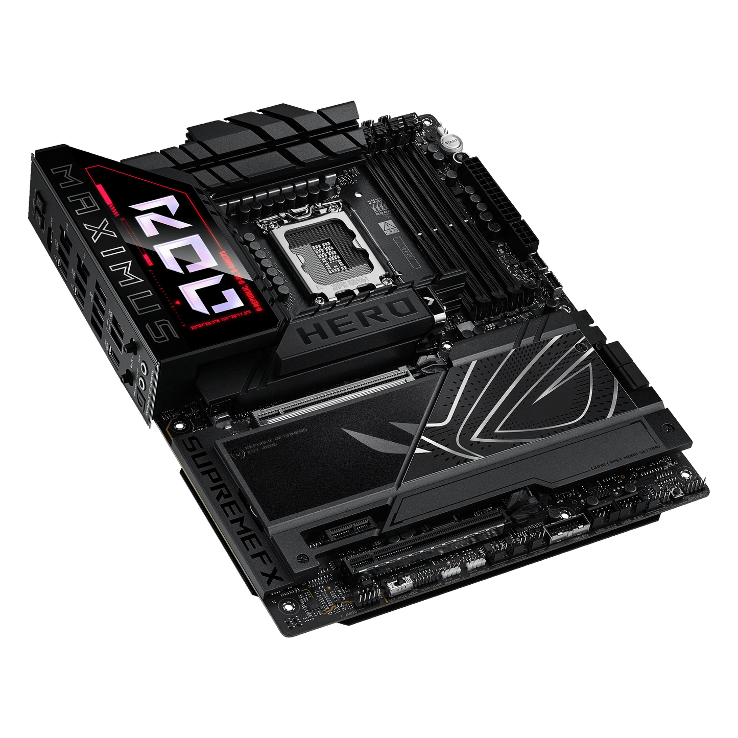 ASUS ROG Maximus Z890 Hero motherboard alternate view