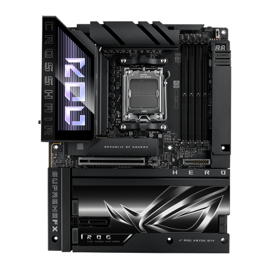 ASUS ROG Crosshair X870E Hero BTF motherboard product view