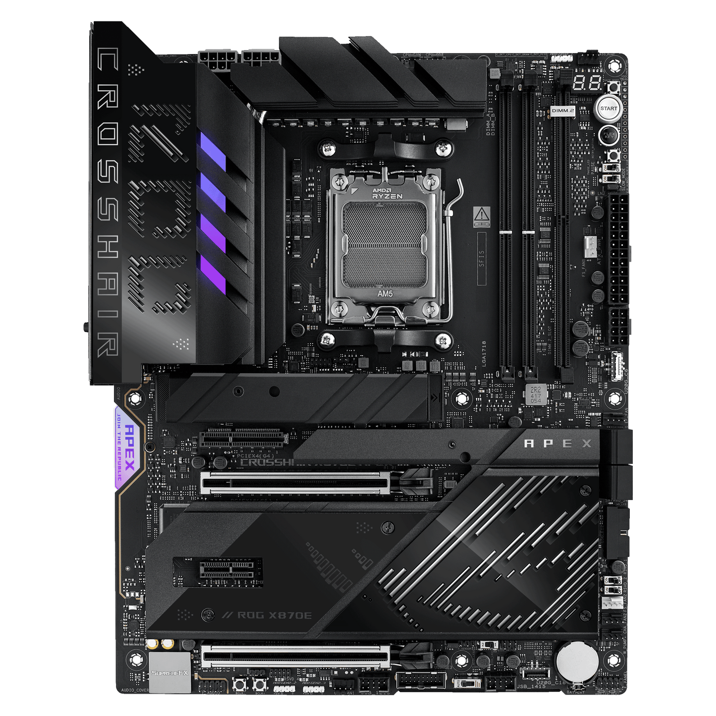 ASUS ROG Crosshair X870E Apex motherboard product view