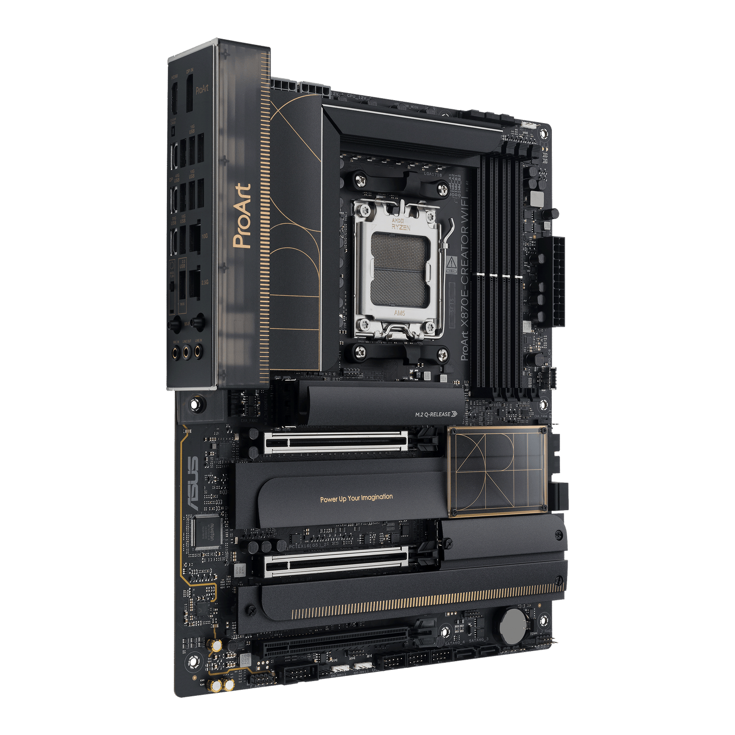 ASUS ProArt X870E-CREATOR WIFI motherboard alternate view