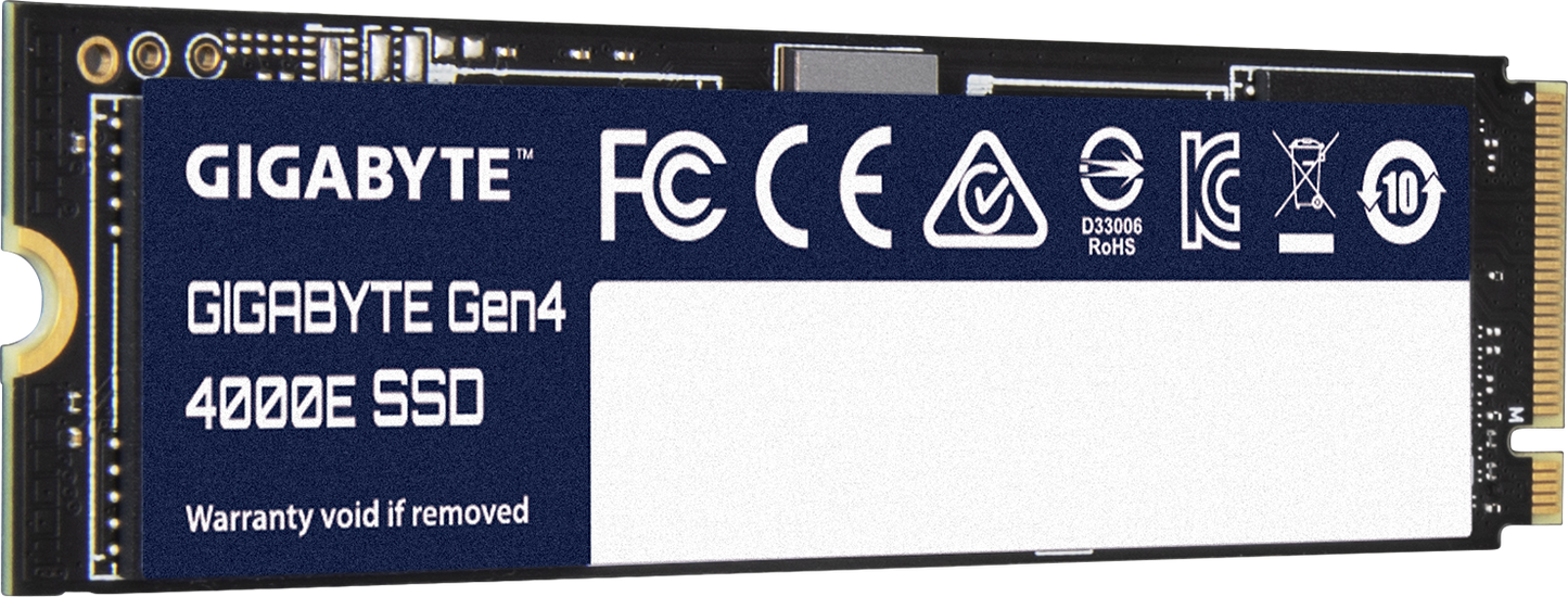 GIGABYTE Gen4 4000E 1TB SSD alternate view