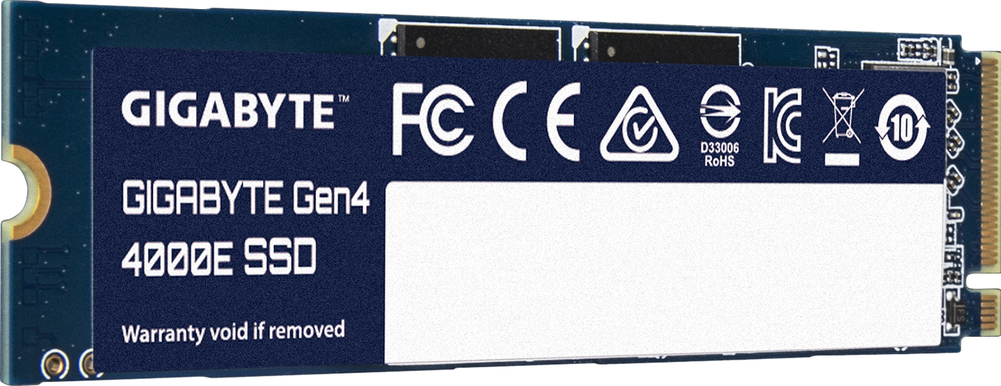 GIGABYTE Gen4 4000E 250GB SSD alternate view