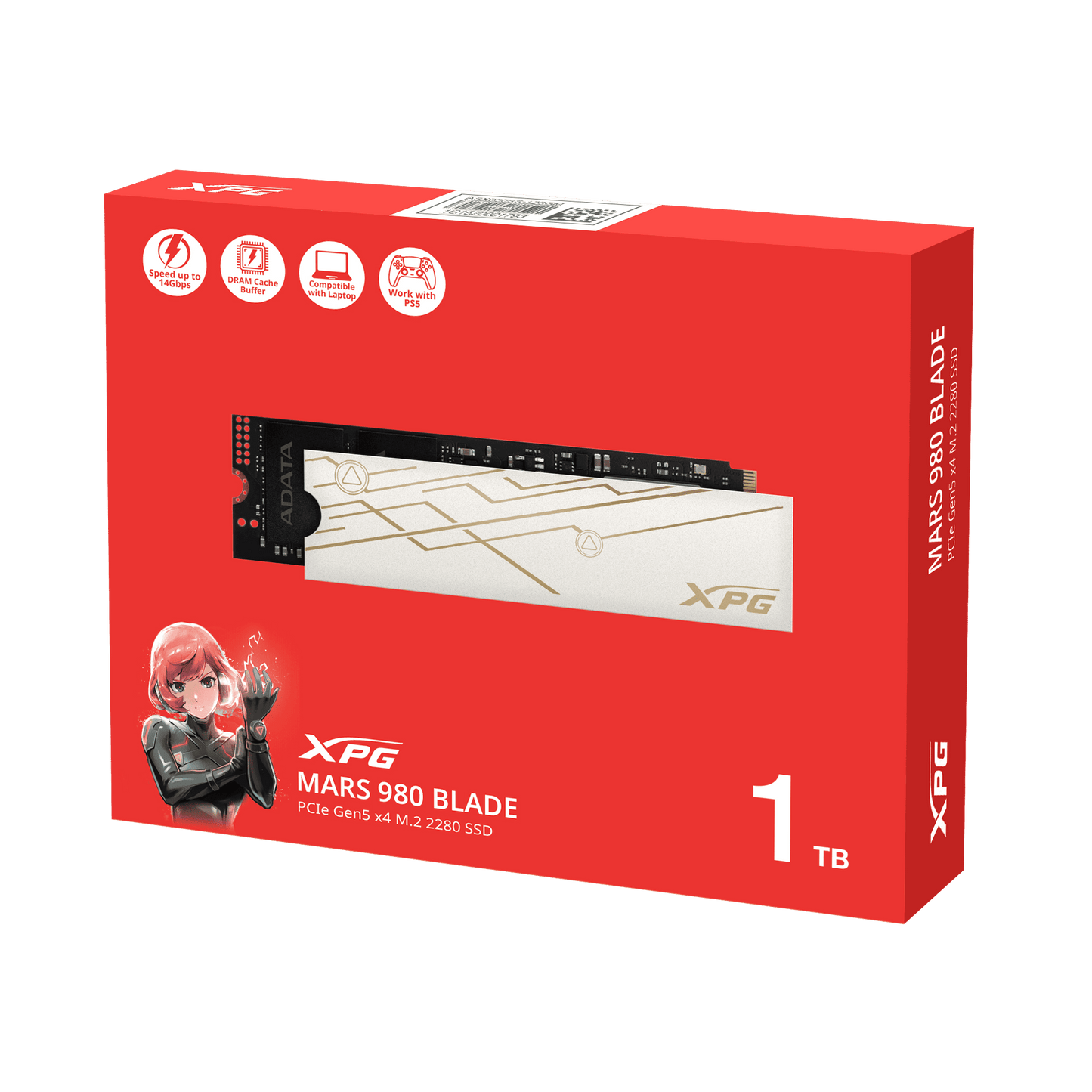 XPG MARS 980 BLADE 1TB package