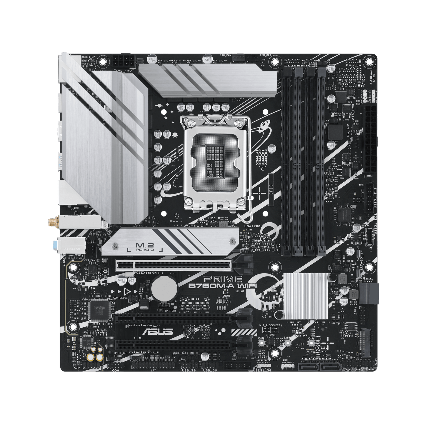 ASUS Prime B760M-A WIFI motherboard product view