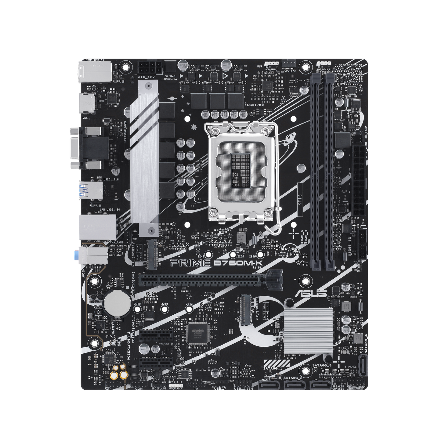 ASUS Prime B760M-K motherboard product view