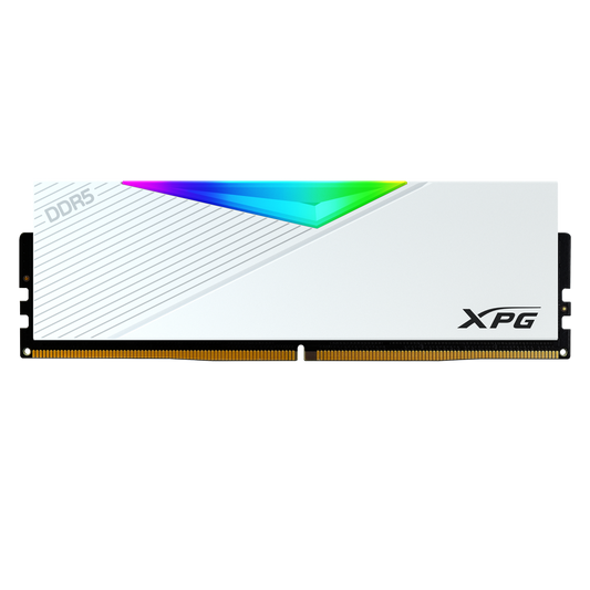 XPG LANCER RGB DDR5 white front view