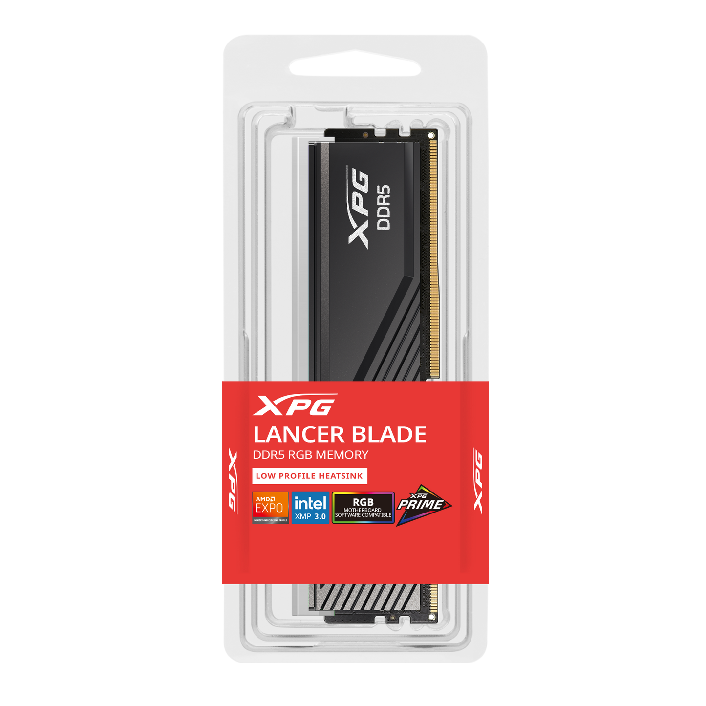 XPG LANCER BLADE RGB DDR5 black single-module package