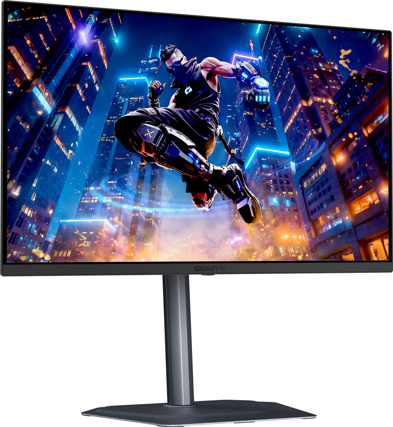 GIGABYTE MO27Q3 monitor rear view