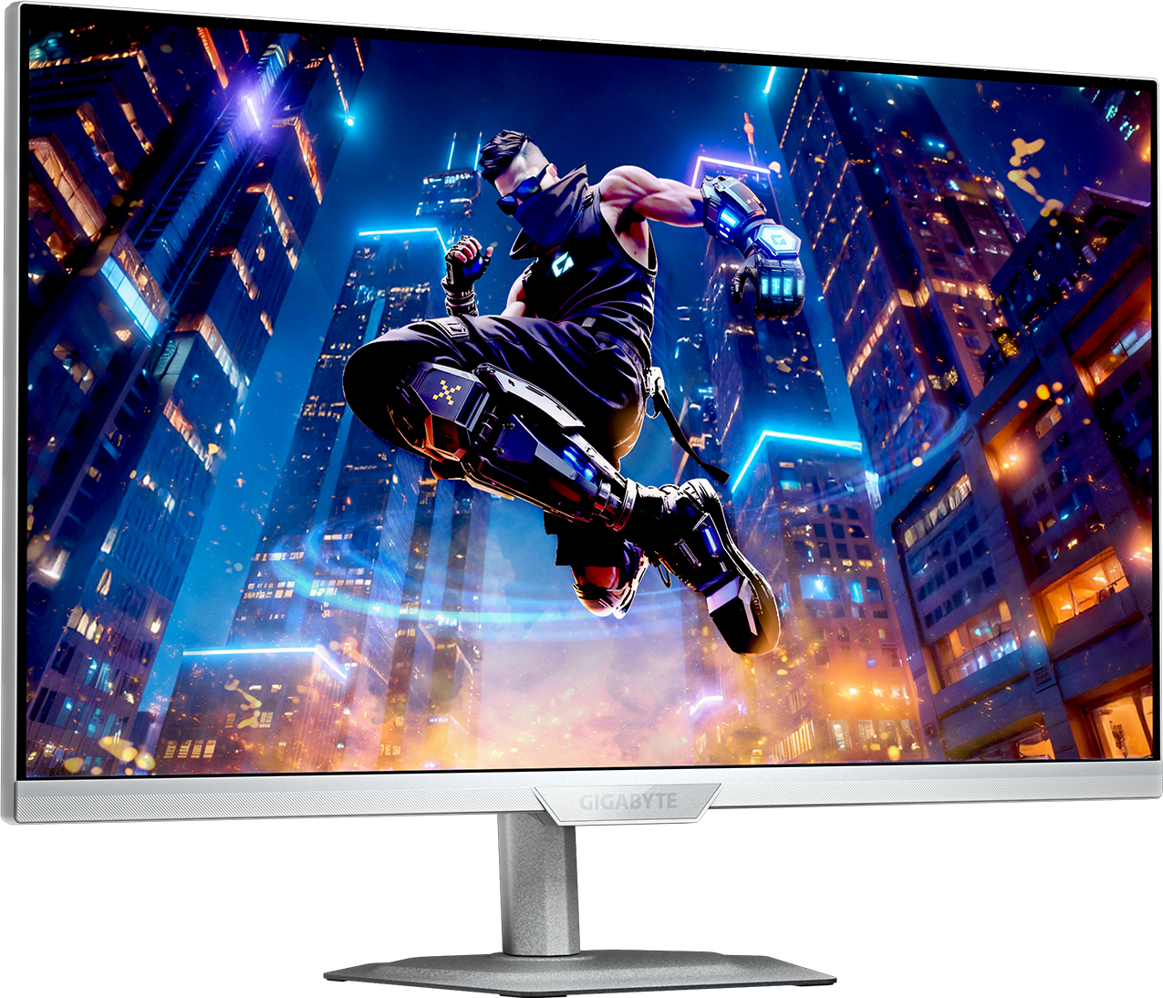 GIGABYTE M27Q2 ICE monitor rear view