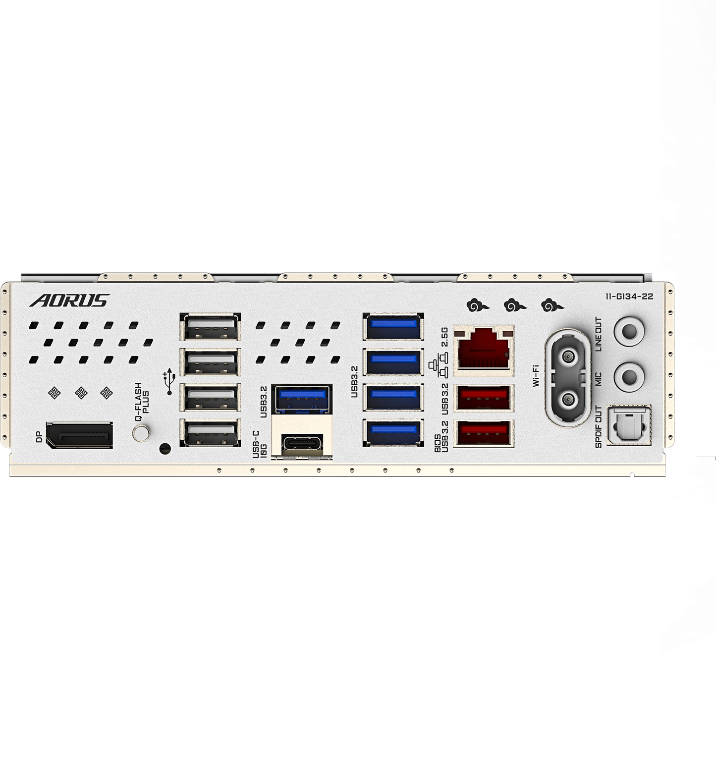AORUS B850M ELITE WIFI7 ICE-P motherboard alternate view