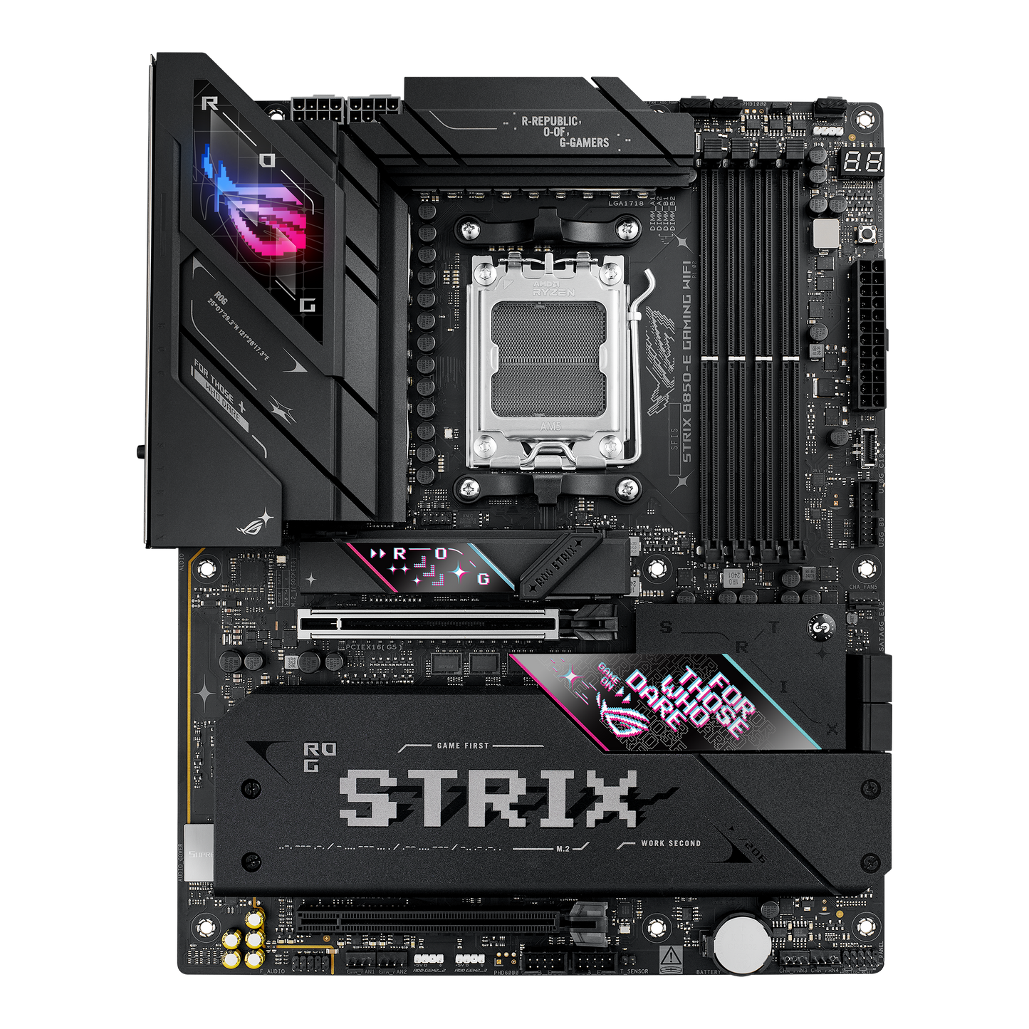 ASUS ROG Strix B850-E Gaming WIFI motherboard product view