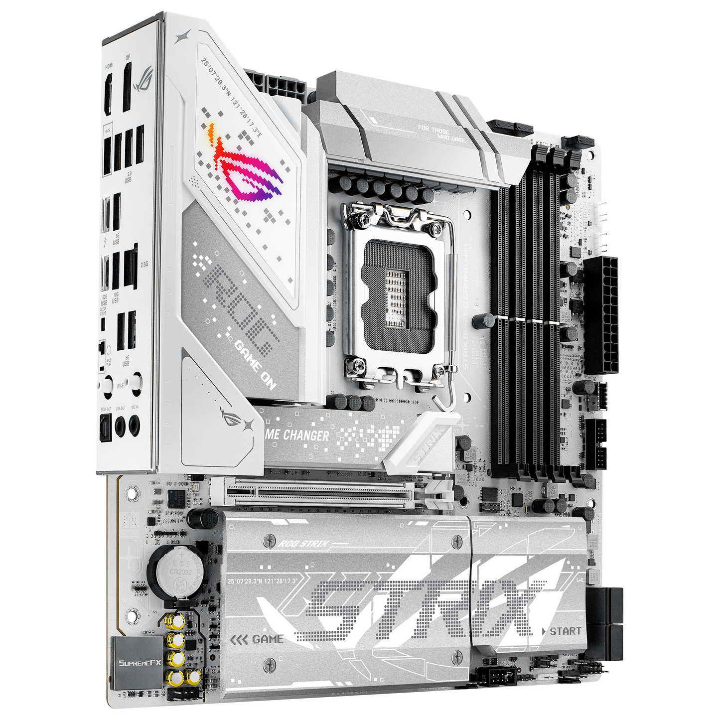 ASUS ROG Strix B860-G Gaming WIFI motherboard alternate view