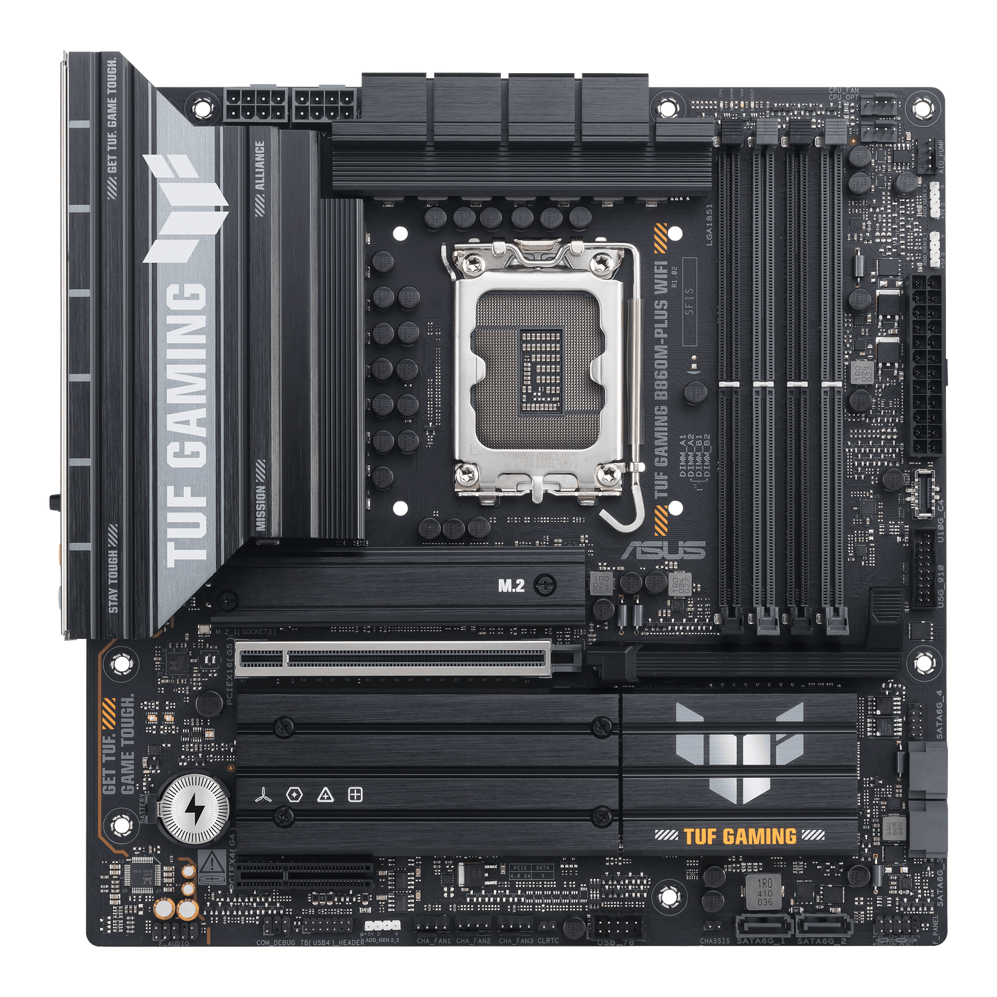 ASUS TUF Gaming B860M-PLUS WIFI motherboard product view