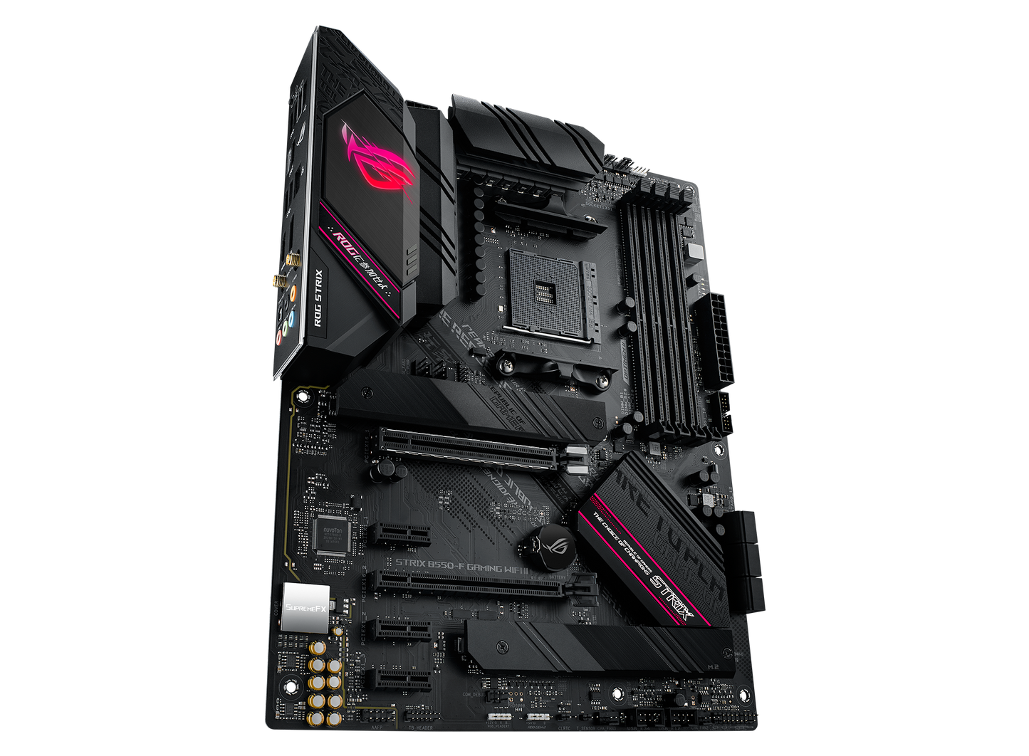 ASUS ROG Strix B550-F Gaming WIFI II motherboard rear view