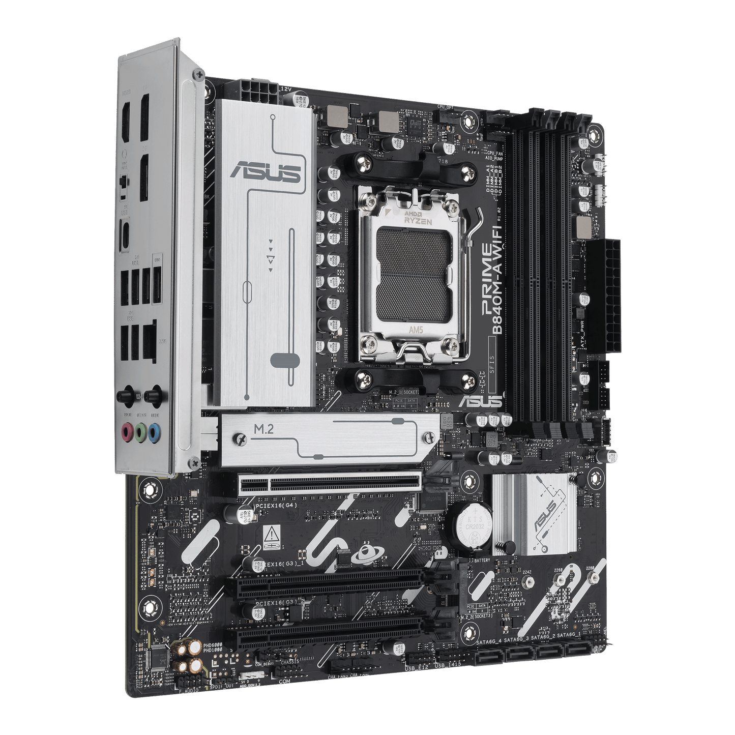 ASUS Prime B840M-A WIFI-CSM motherboard alternate view