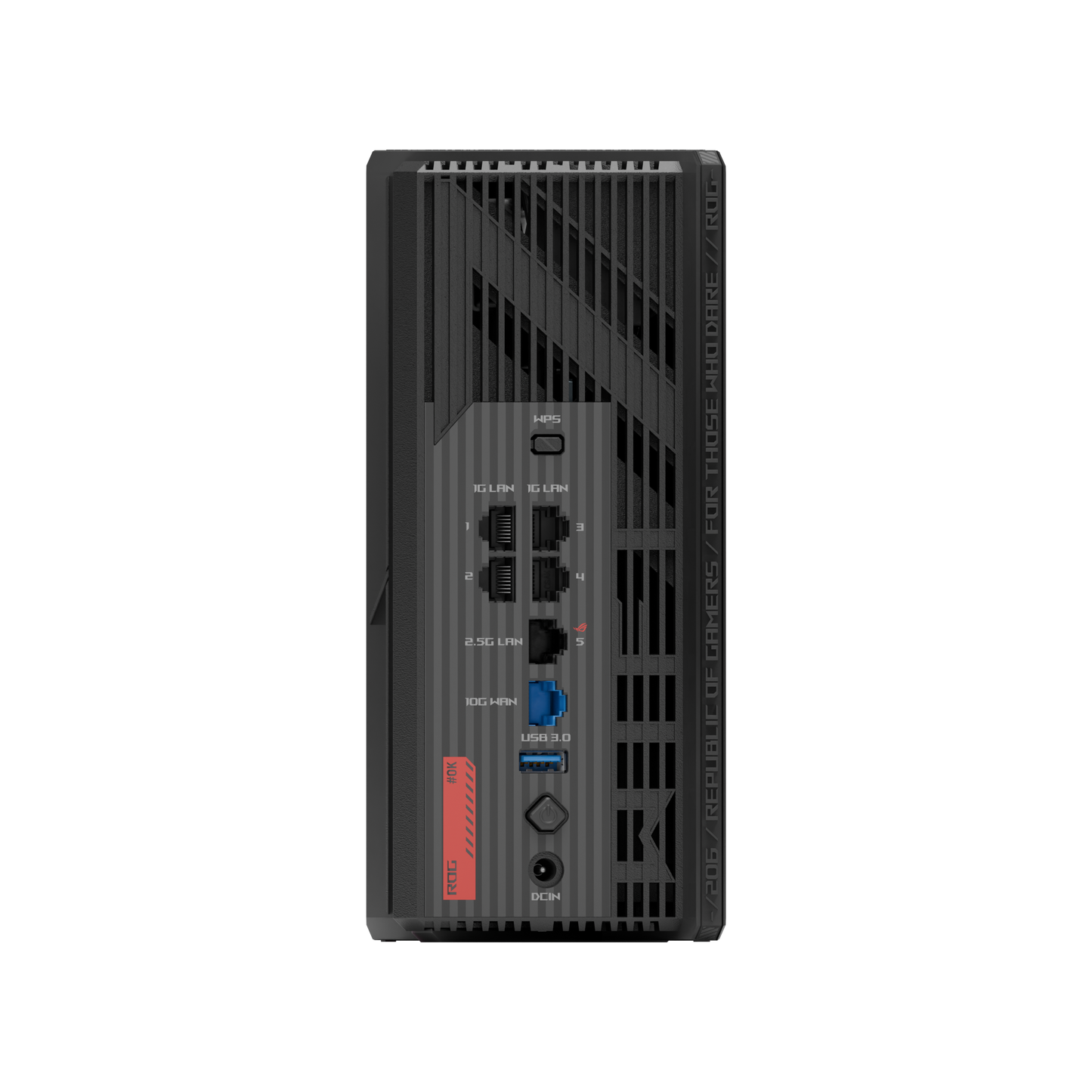 ASUS ROG Strix GS-BE7200X WiFi 7 router rear view