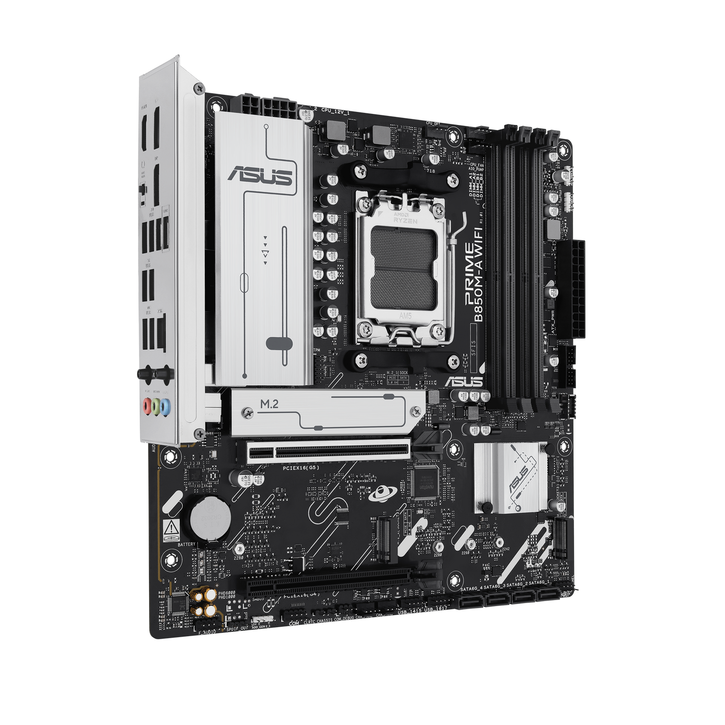ASUS Prime B850M-A WIFI-CSM motherboard alternate view