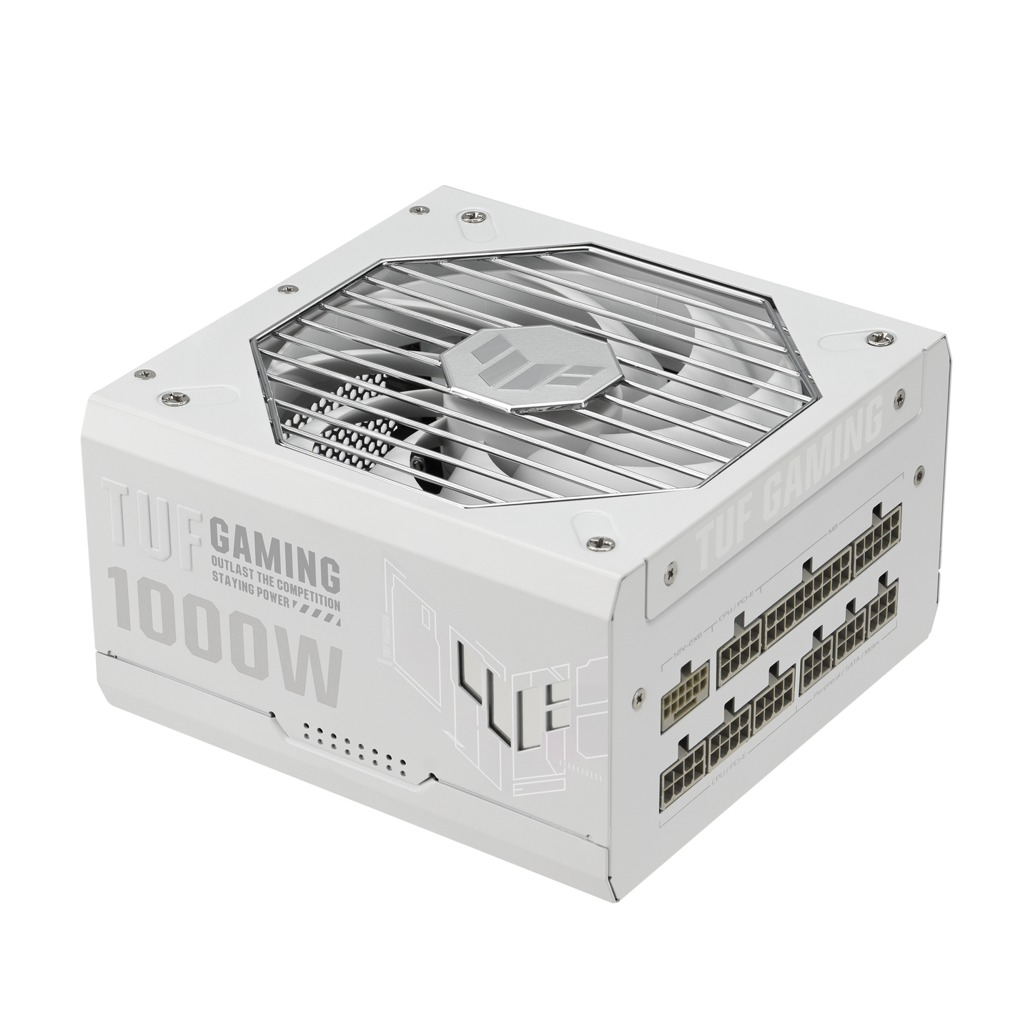 ASUS TUF Gaming 1000W Gold White power supply product view