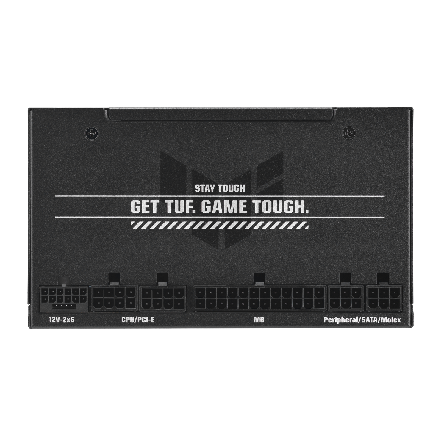 ASUS TUF Gaming 850W Gold EVO power supply rear view