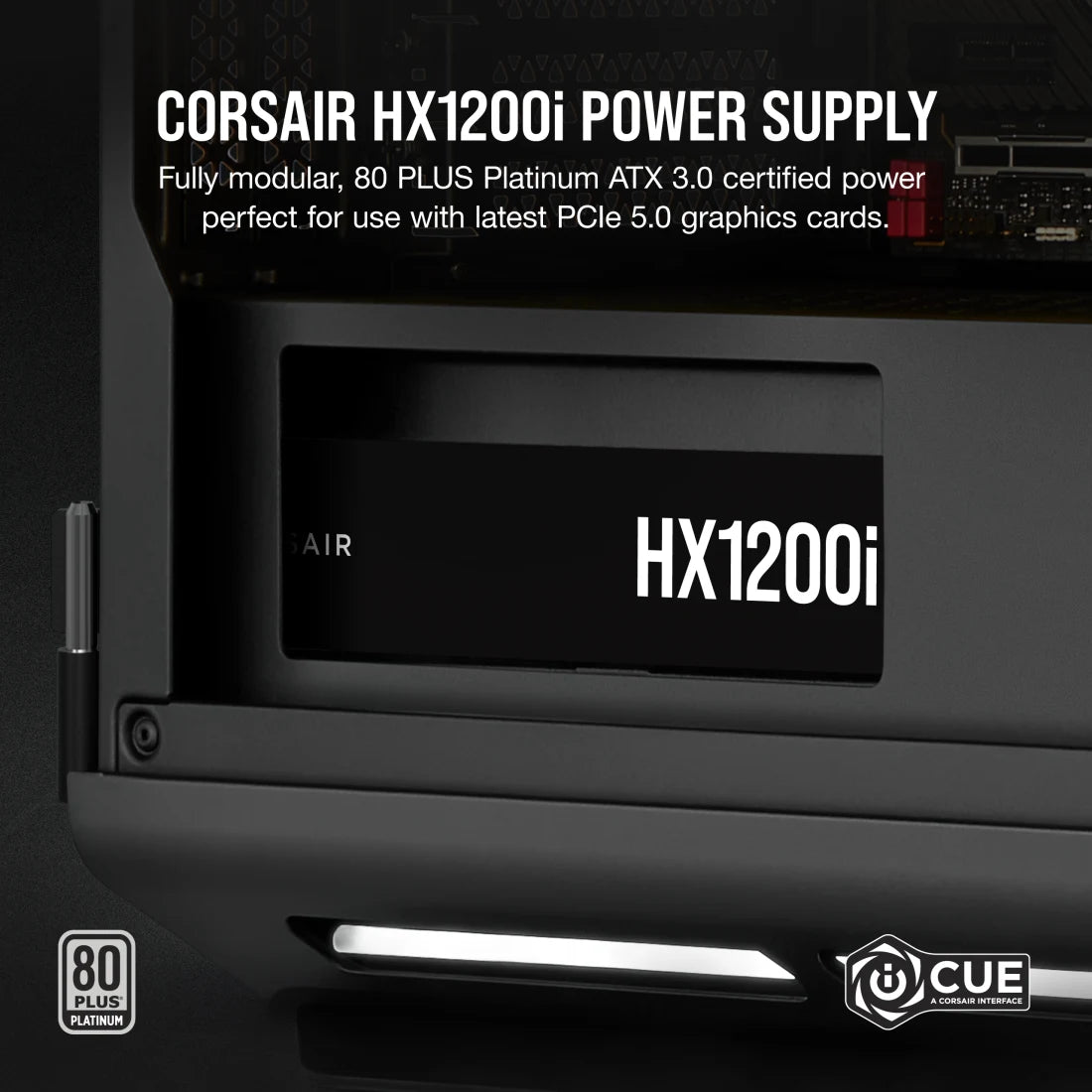 CORSAIR HX1200i 1200W PSU alternate view