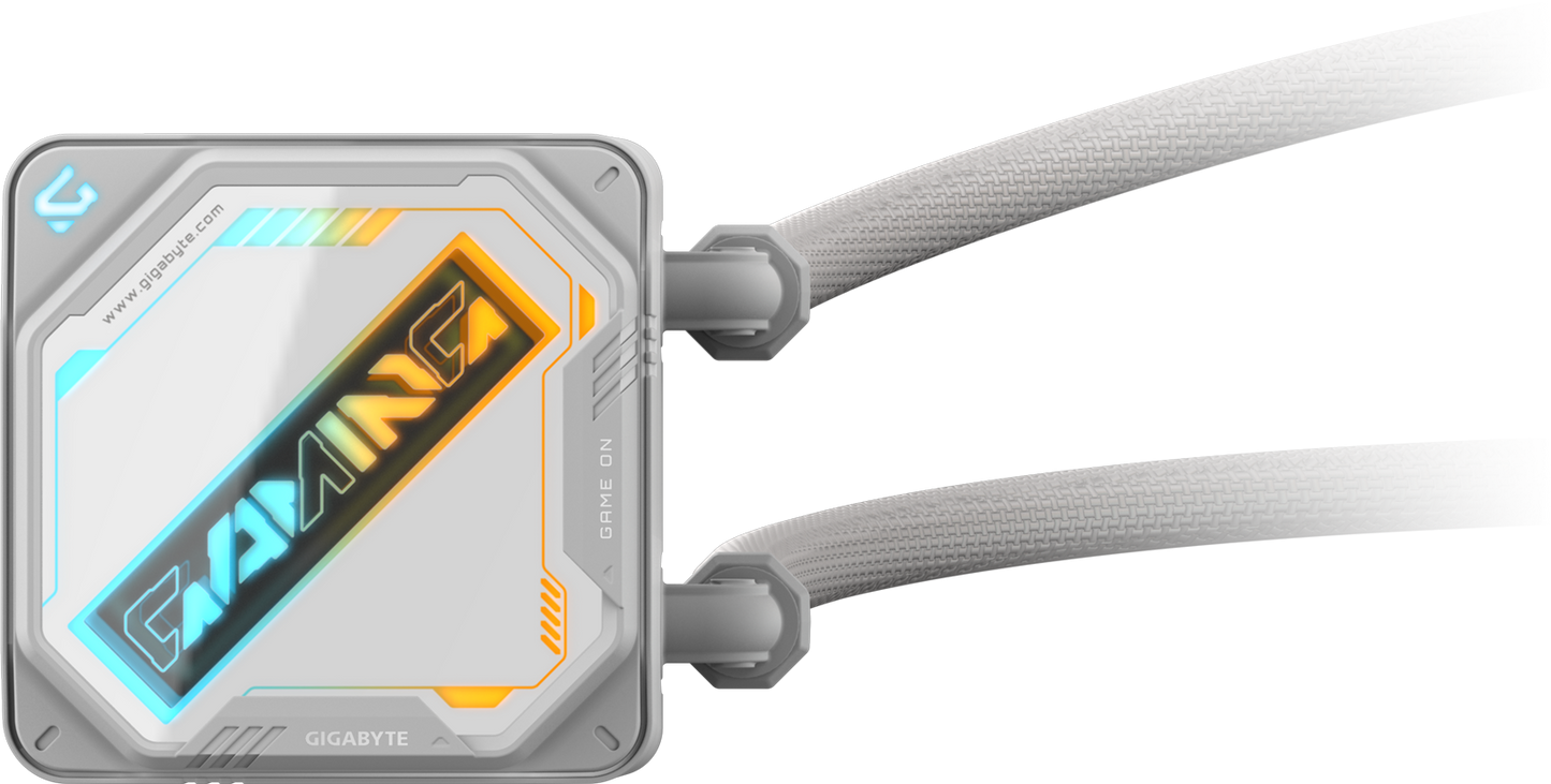 GIGABYTE GAMING 360 ICE cooler alternate view