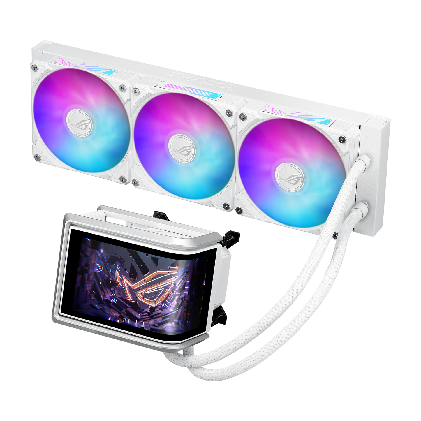 ASUS ROG Ryuo IV 360 ARGB White Edition cooler product view