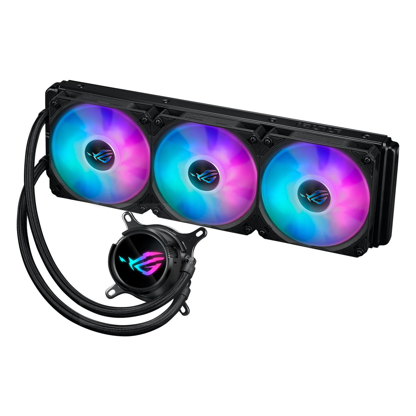 ASUS ROG Strix LC III 360 ARGB cooler alternate view