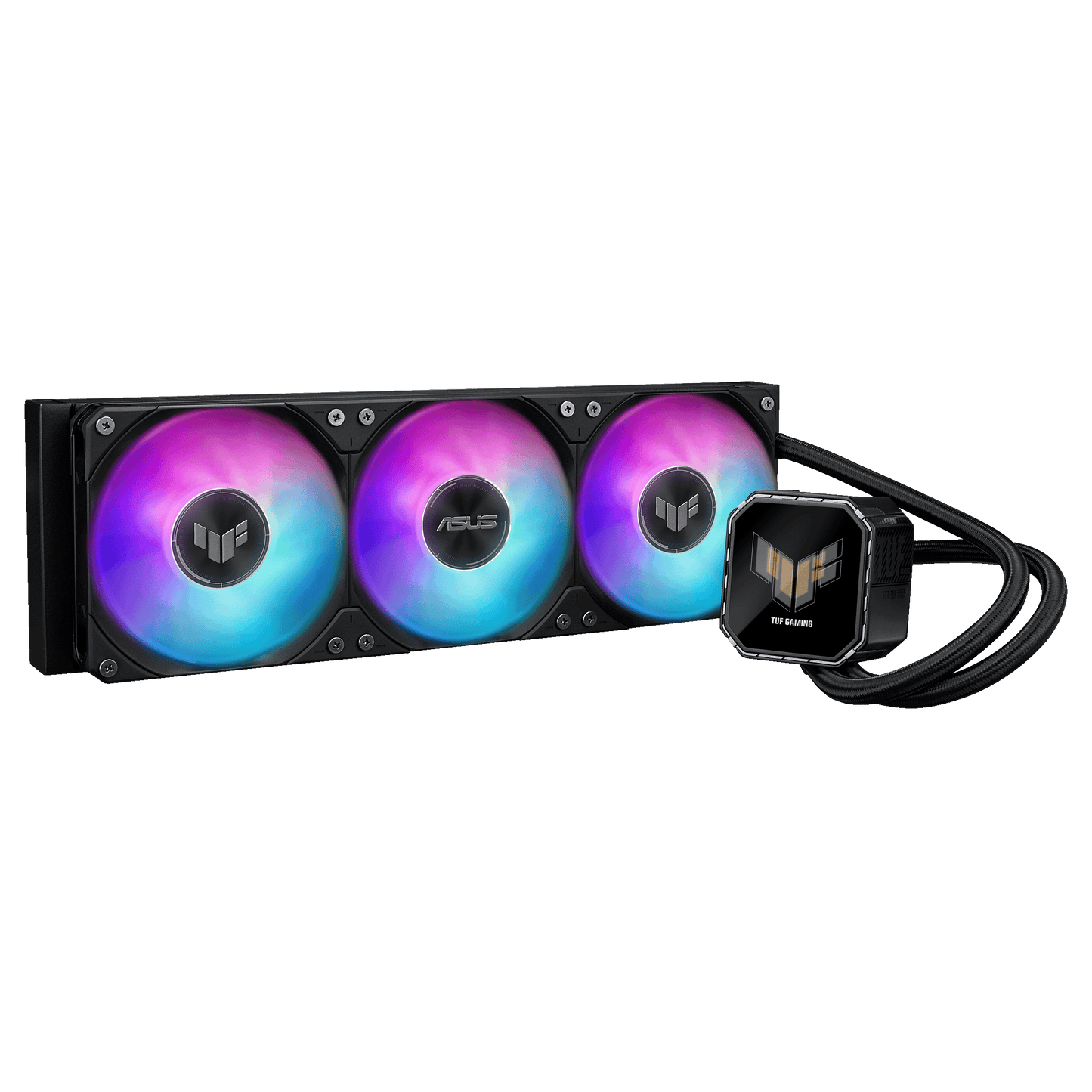ASUS TUF Gaming LC III 360 ARGB LCD AIO cooler alternate view