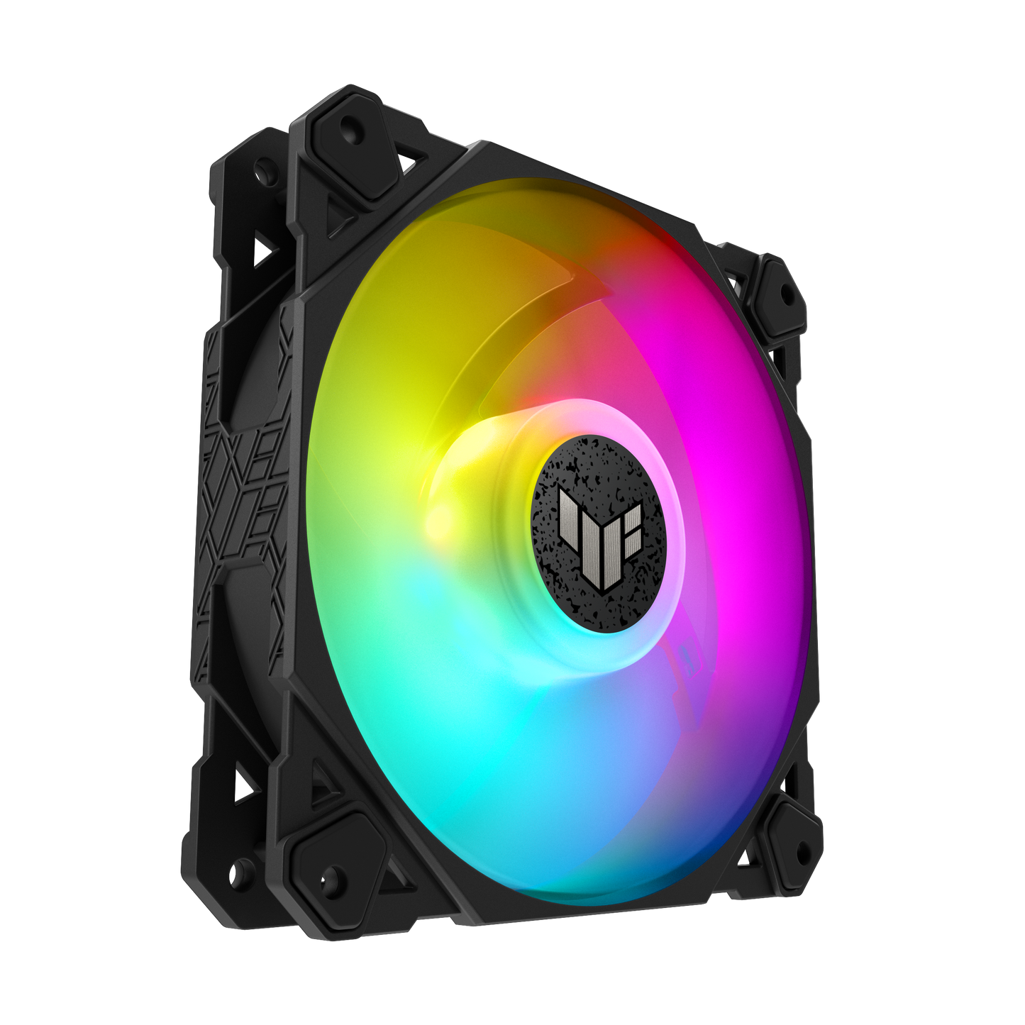 ASUS TUF Gaming TR120 ARGB Reverse black single fan alternate view