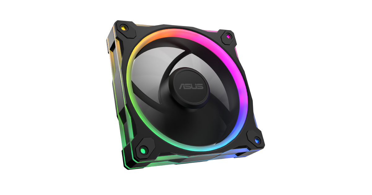 ASUS Prime MR120 ARGB black fan product view