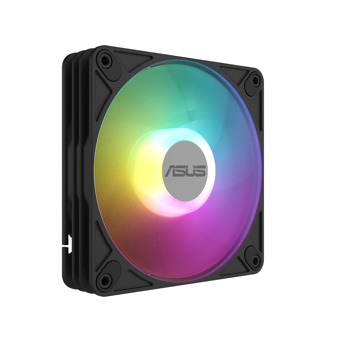 ASUS AR120 ARGB PWM black fan alternate view