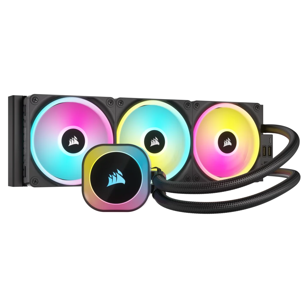 CORSAIR iCUE LINK H150i RGB 360MM AIO LIQUID CPU COOLER official product image 1