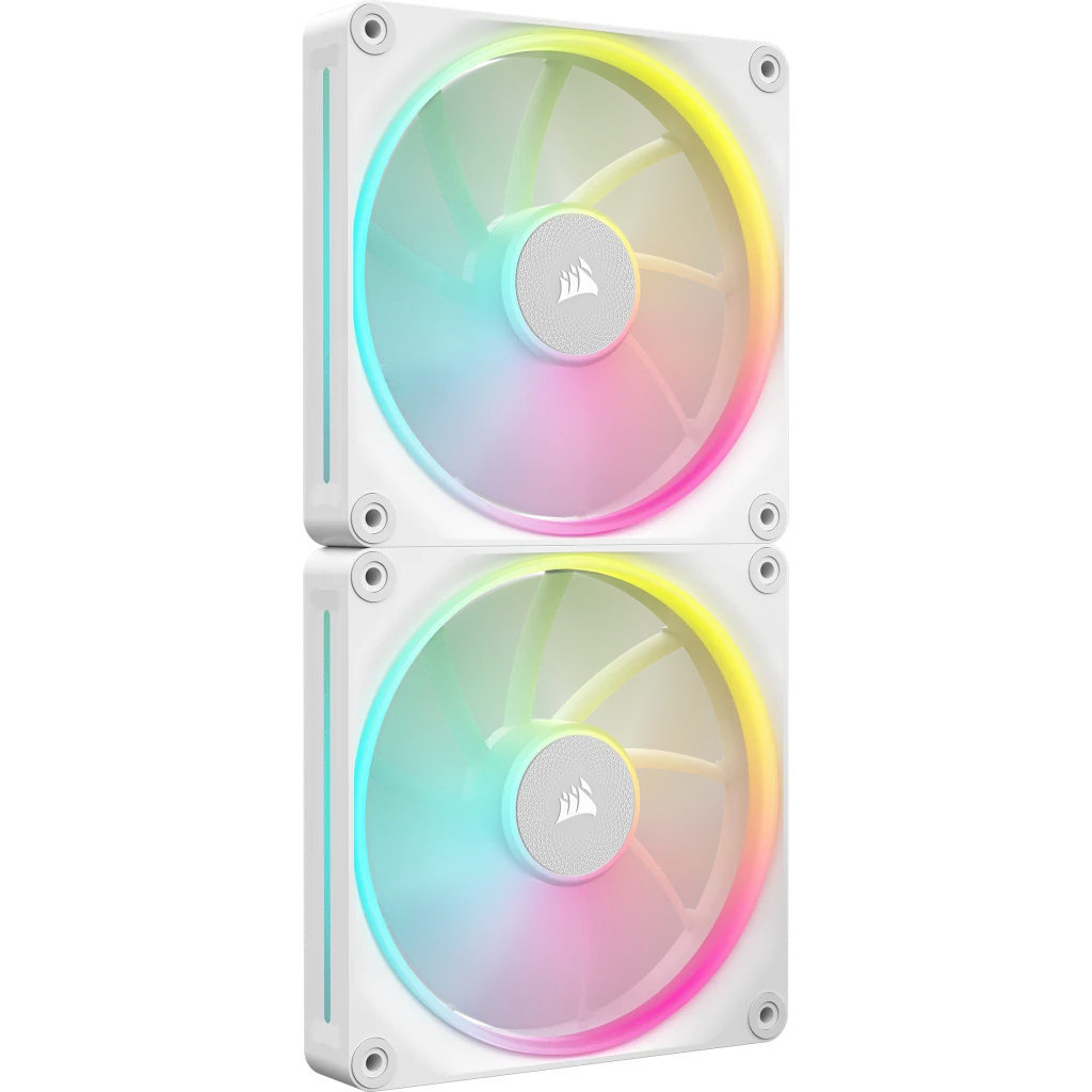 CORSAIR iCUE LINK LX140 RGB White, 140mm RGB FAN - DUAL PACK official product image 1