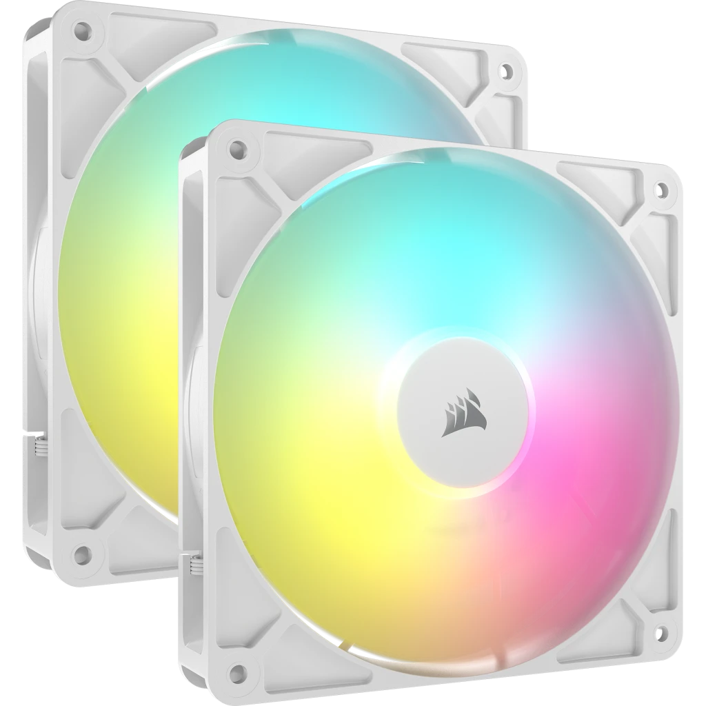 CORSAIR RS140 ARGB 140mm ARGB FAN WHITE - DUAL PACK official product image 1